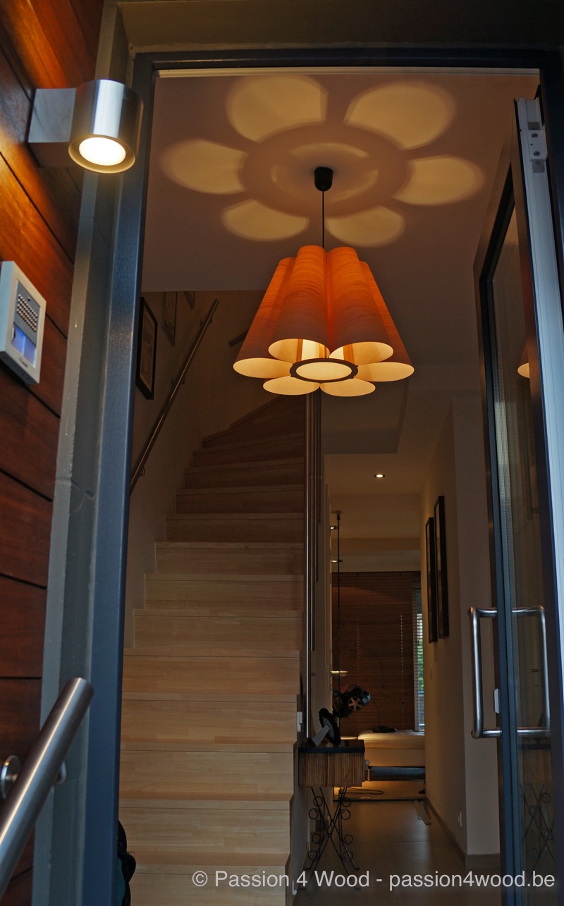 Star lamp in huis